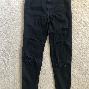 Hollister ripped high rise jean leggings